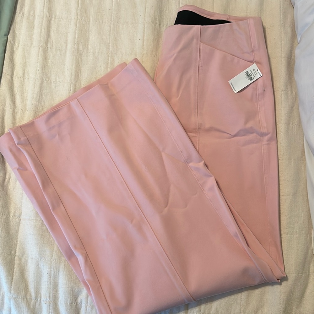 Old Navy NWT Stevie Wide Leg Trouser Pants Blush Pink Size Medium M